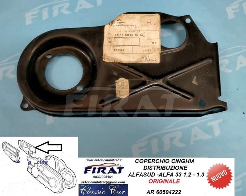 COPERCHIO CINGHIA DISTRIBUZIONE ALFASUD - 33 (60504222)